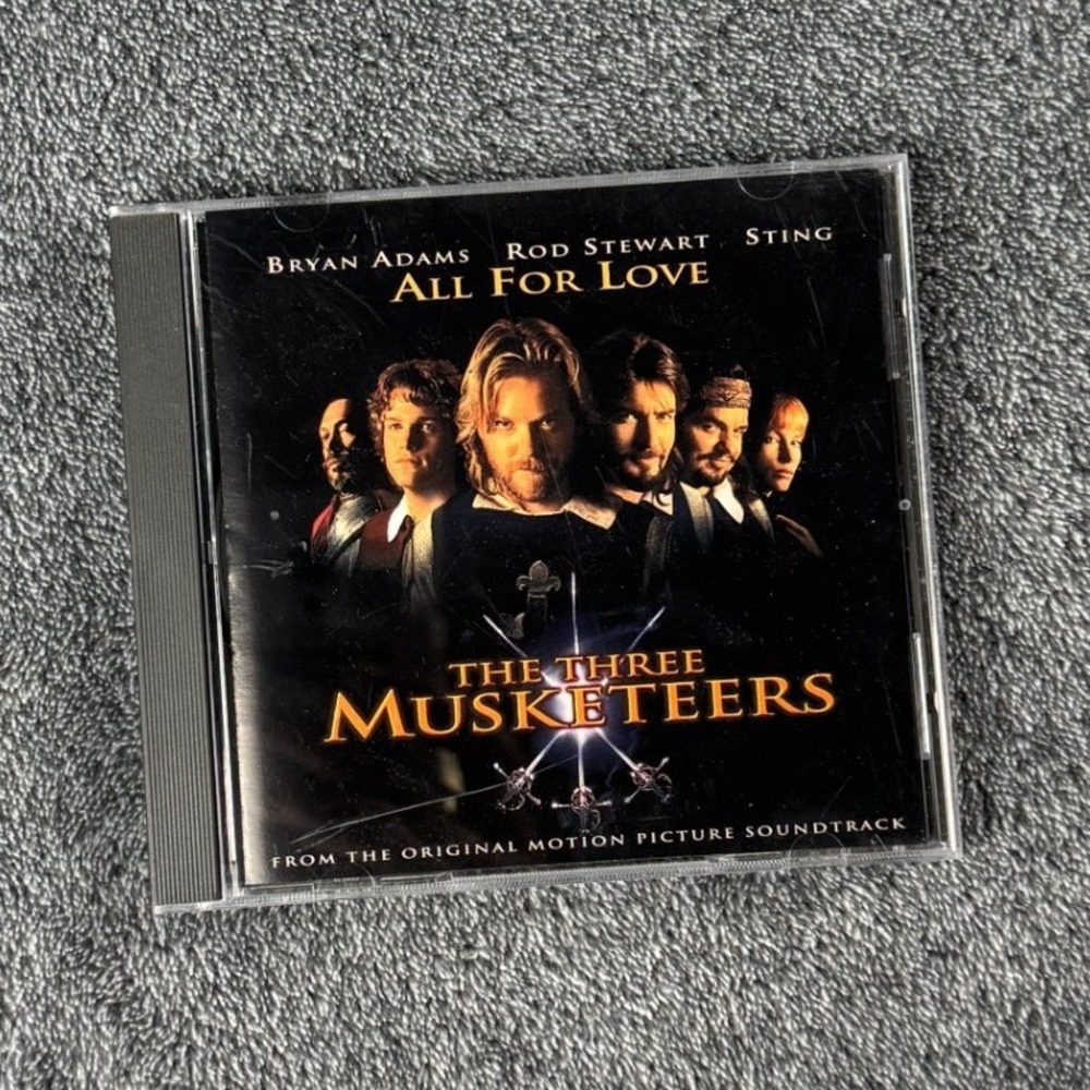 Bryan Adams Rod Stewart Sting All For Love CD Single Three Musketeers Soundtrack